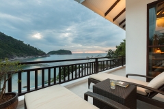 Bedroom at Secret Beach Villa, a 4-6 bedroom villa with ocean and beach view located in Koh Phangan, Thailand