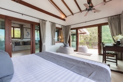 Bedroom at Secret Beach Villa, a 4-6 bedroom villa with ocean and beach view located in Koh Phangan, Thailand
