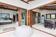 Bedroom at Secret Beach Villa, a 4-6 bedroom villa with ocean and beach view located in Koh Phangan, Thailand