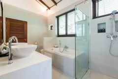 Bathroom at Secret Beach Villa, a 4-6 bedroom villa with ocean and beach view located in Koh Phangan, Thailand