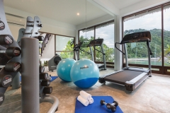Gym at Secret Beach Villa, a 4-6 bedroom villa with ocean and beach view located in Koh Phangan, Thailand