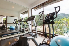 Gym at Secret Beach Villa, a 4-6 bedroom villa with ocean and beach view located in Koh Phangan, Thailand
