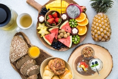 Breakfast choices at Secret Beach Villa, a 4-6 bedroom villa with ocean and beach view located in Koh Phangan, Thailand